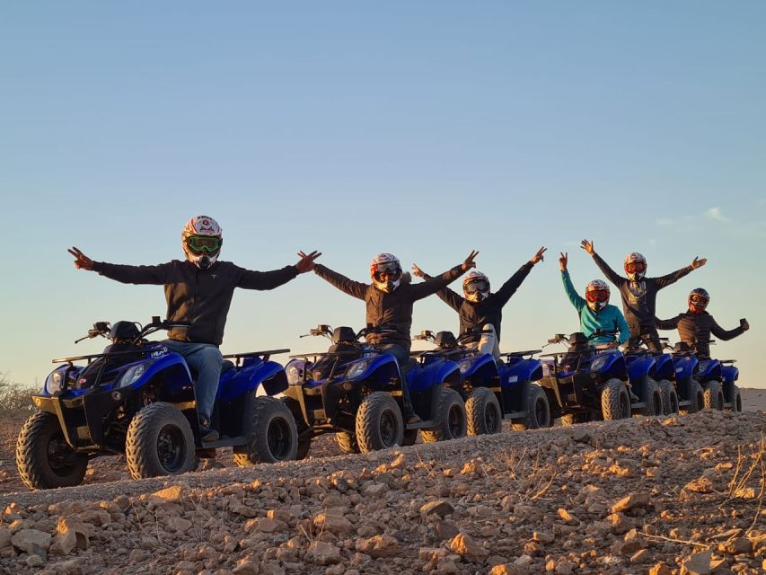 Marrakech: Desert and Palm Grove Quad Tour With Tea - Transportation & Logistics