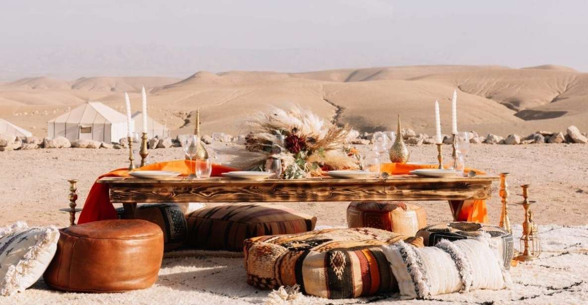 Marrakech: Magical Lunch in Agafay Desert With Swimming Pool - Key Highlights