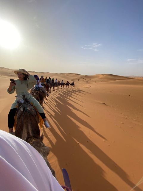 Marrakech-Merzouga 3-Day Desert Tour Royal Tent Quad & Camel - Day 1 Itinerary