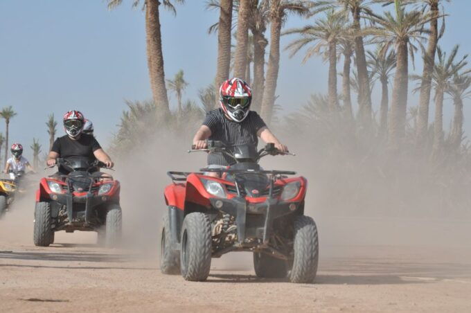 Marrakech: Palm Grove and Jbilat Desert Quad Bike Tour - Itinerary Highlights and Optional Activities