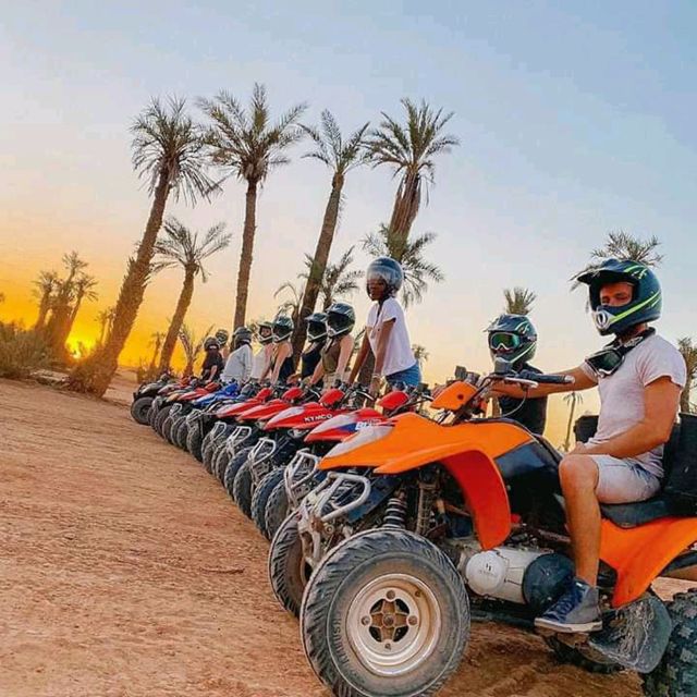 Marrakech: Palmeraie Private Quad Bike Experience - Sunset Experience