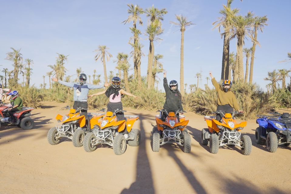 Marrakech: Quad Bike Tours to Desert and Palmeraie - Explore the Lush Palmeraie on Wheels