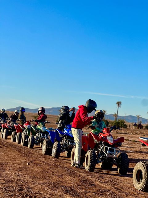 Marrakech: Quad Biking Tour in the Palm Grove Dunes With Tea - Secure Payment Options