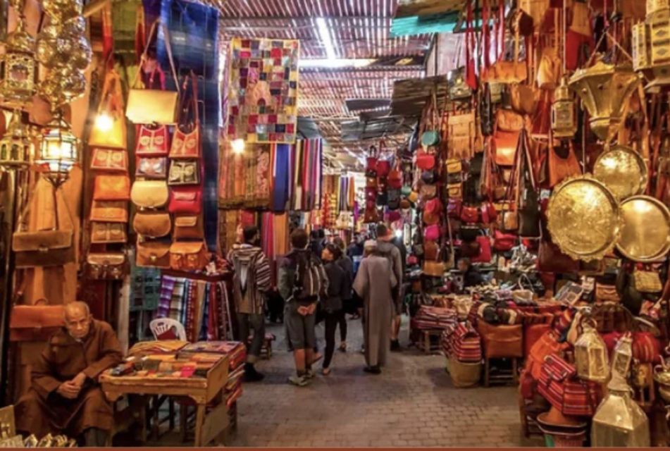 Marrakech's Colorful Souks: Dive Into a Shopping Wonderland - Enjoying Moroccan Mint Tea