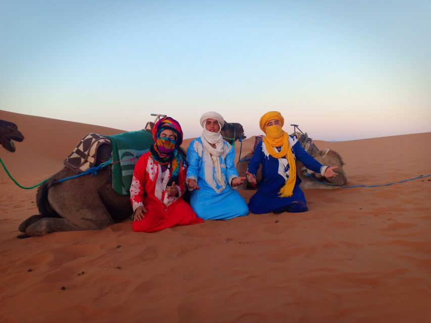 Marrakesh: 3-Day Tour to Fez With Merzouga Desert Camping - Desert Camping Experience Details