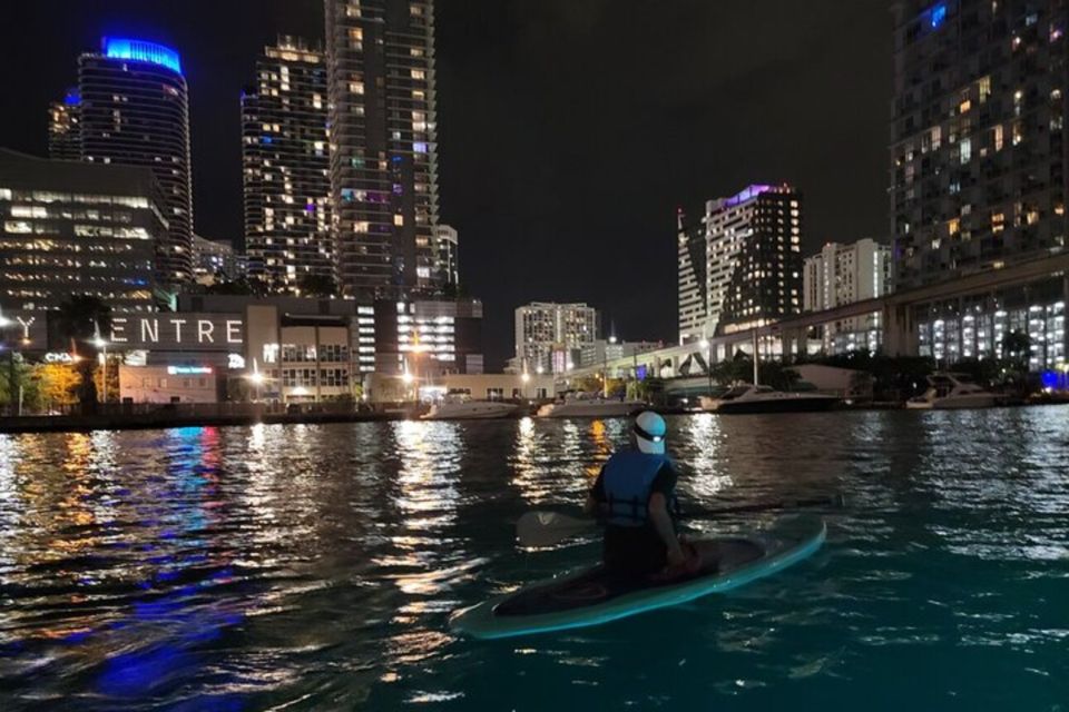 Miami City Lights Night SUP or Kayak - Reservation Benefits