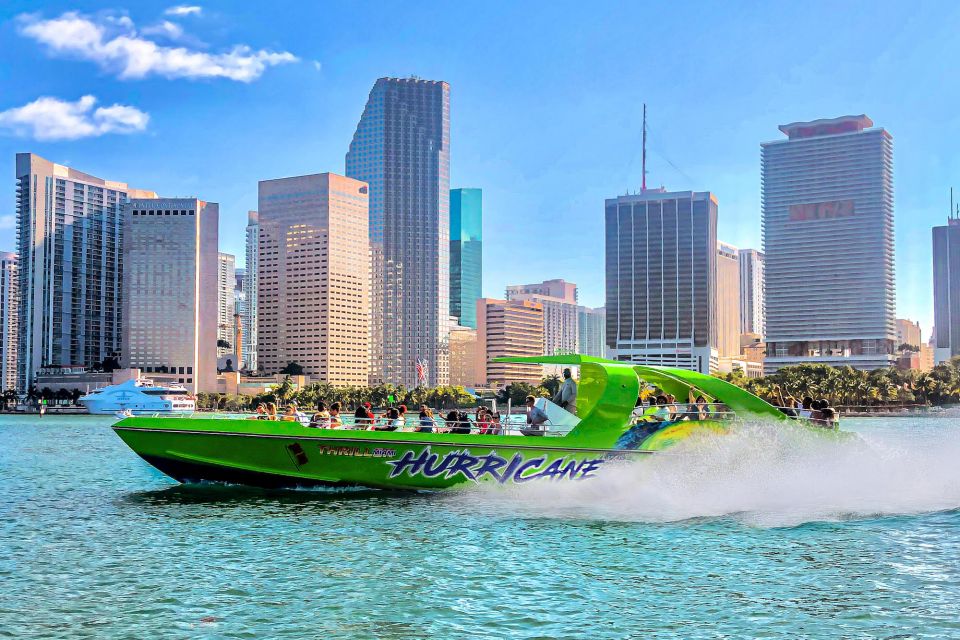 Miami: Sightseeing Speedboat and Hop-On Hop-Off Bus Tour - Tour Inclusions