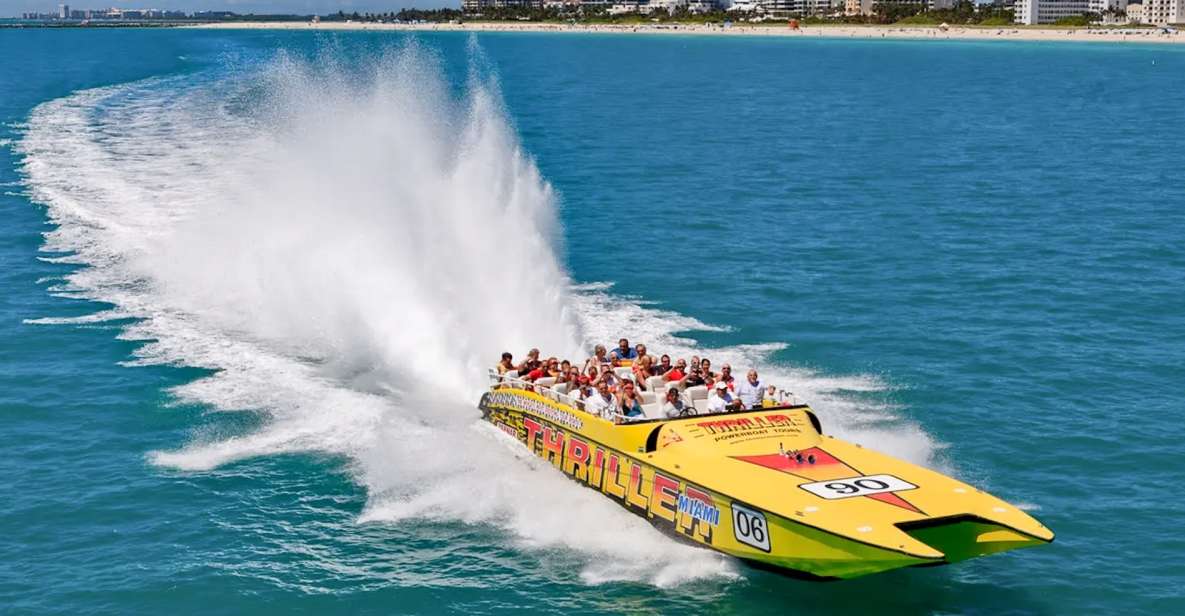 Miami: Sightseeing Speedboat Tour - Reservation & Payment