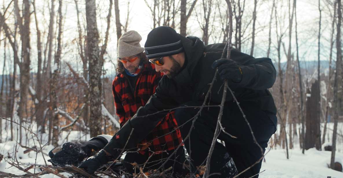 Mont-Tremblant: Fire Man Guided Snowshoe Tour - Activity Description