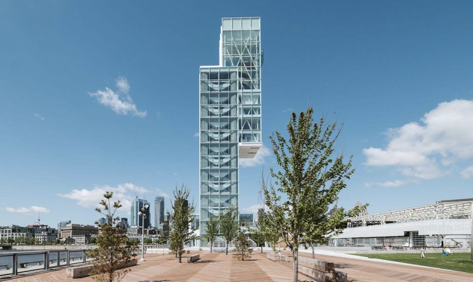 Montreal: Port of Montreal Glass Tower Entry With Exhibits - Participant and Date Selection