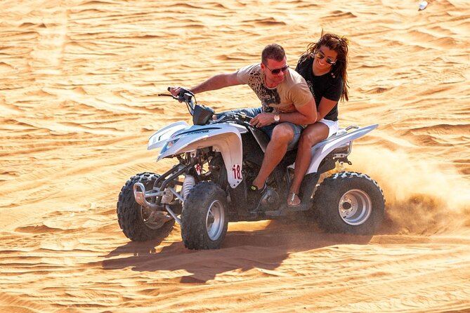 Morning Desert Safari With Quad Biking Sandboarding and Camel Rid - Safety Guidelines and Restrictions