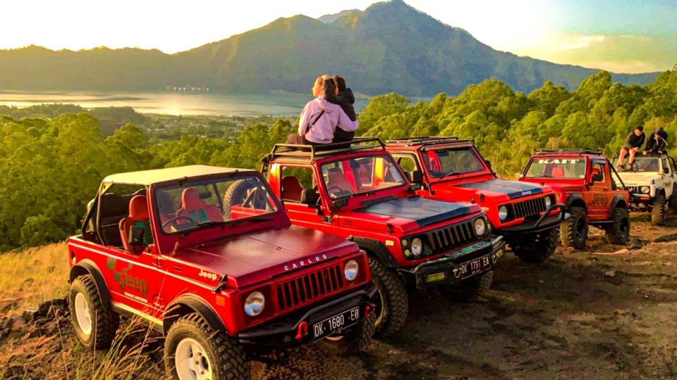 Mount Batur Sunrise 4WD Jeep Tour With Hot Springs - Sunrise Breakfast and Lava Formation