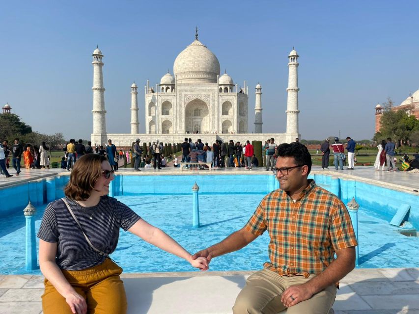 New Delhi:Private Sunrise Day Trip to Taj Mahal With Entrane - Itinerary Overview