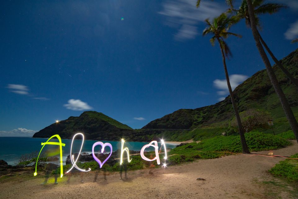 Oahu: Honolulu Night Sky Photo and Light Painting Tour - Location Experience and Opportunities