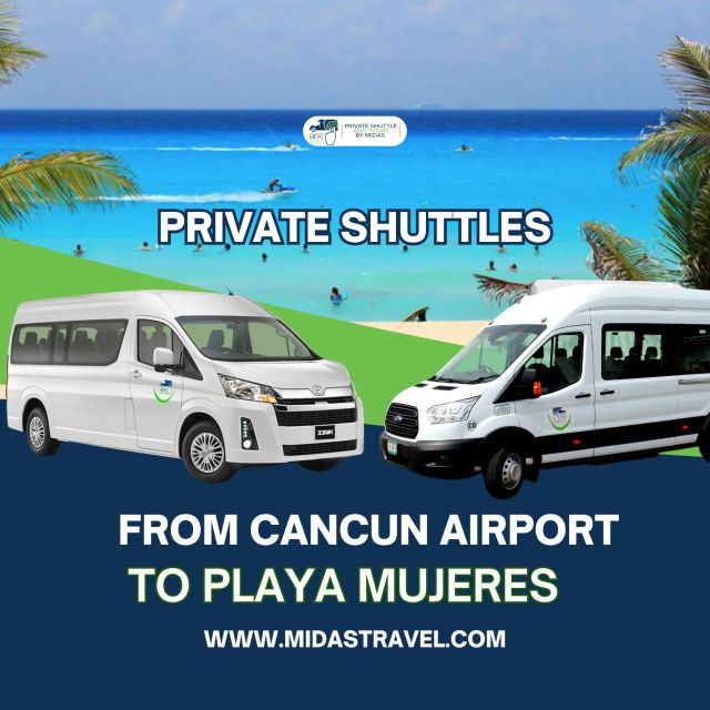 One-Way or Round Trip Airport Transfer to Playa Mujeres - Free Cancellation Policy