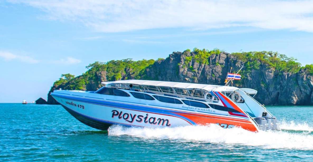 One Way Van and Speedboat Ticket Hat Yai Airport to Koh Lipe - Booking Information