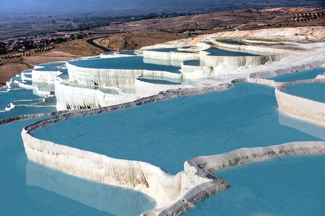 Pamukkale Hot Springs And Hierapolis Ancient City From Alanya