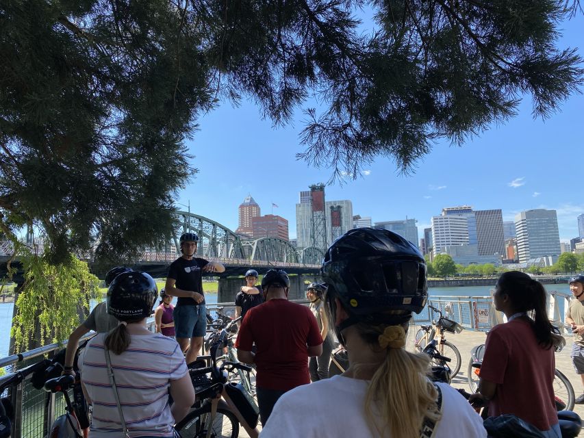 Portland: Guided Bike Tour With Brewery Visits - Tour Description