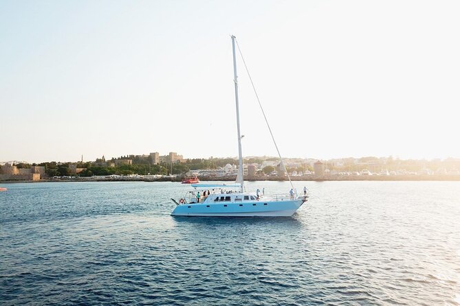 Private Catamaran Day Sailtrip From Rhodes to Tsampika Beach via Anthony Quinn - Tsampika Beach Highlights