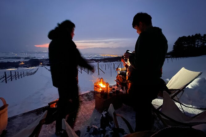 Private Deck Bonfire Café: Winter Evening Sky - Cancellation Policy