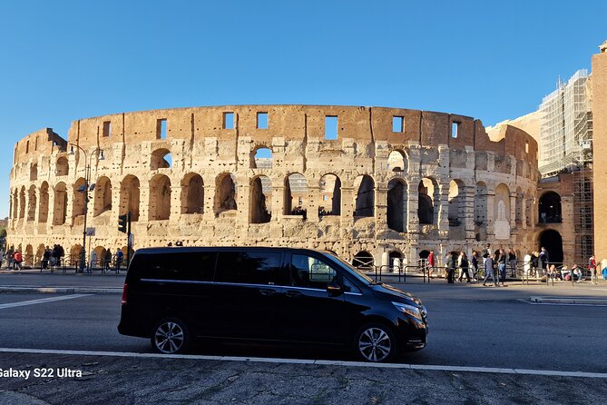 Private Tour of Roma Minivan Mercedes V Class - Meeting and Pickup