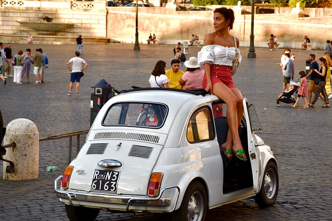 Private Tour&Photoshoot in Rome in Fiat 500 With a Real Local - Rome Sightseeing