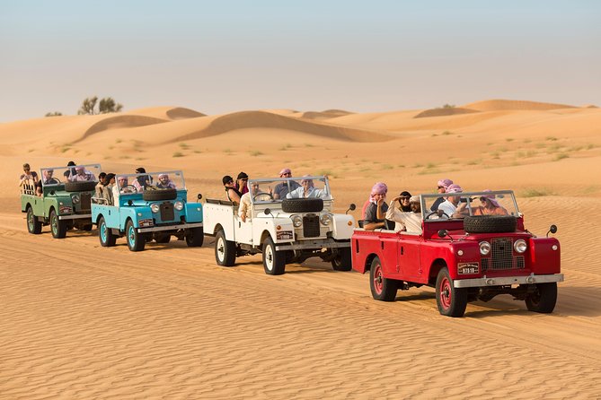 Private Vintage Land Rover Heritage Desert Safari- 4 Course Dinner & Activities - Traveler Feedback and Cancellation Policy