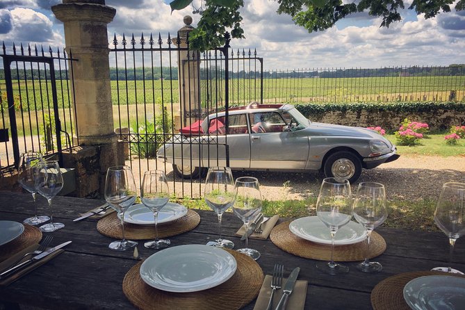 Private Wine Trip to Saint-Emilion Aboard Vintage French Presidential Car - Customization Options Available
