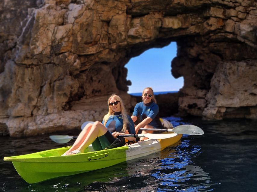 Pula: Sea Cave Kayak Tour With Snorkeling and Swimming - Inclusions