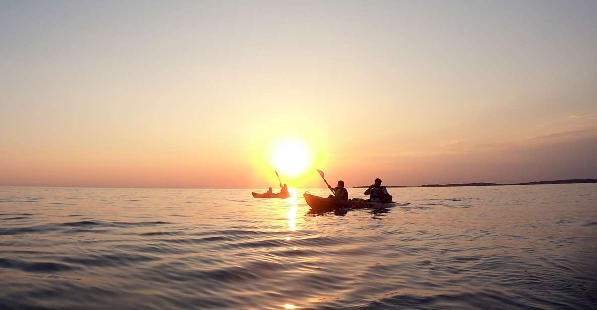 Pula: Sunset Kayak Tour With Snorkeling and Cliff Jumping - Activity Description