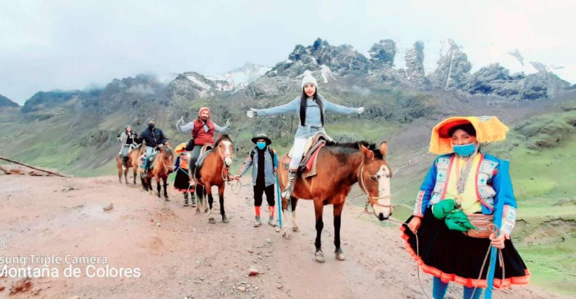 Rainbow Mountain Horseback Riding Tour Buffet Lunch - Tour Schedule Breakdown