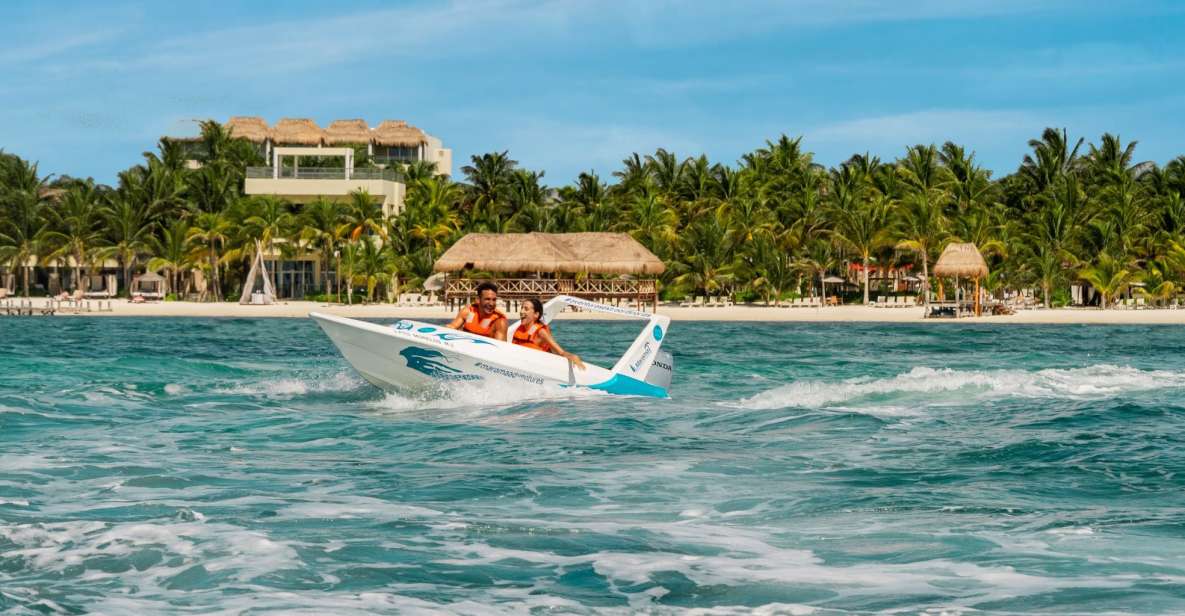 Riviera Maya: Speed Boat Tour & Beach Club Access - Full Description