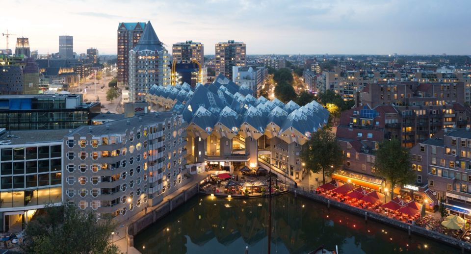 Rotterdam: De Rotterdam, Cube Houses, Watertaxi and Markthal - Exploring Markthal With Local Entrepreneur