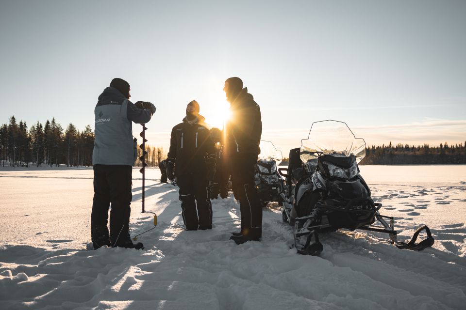 Rovaniemi: Electric Snowmobile Safari Tour With Ice Fishing - Group Size and Unique Experience