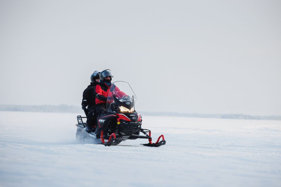 Rovaniemi: Ice Fishing & Snowmobile Safari Combo Day - Duration and Guides