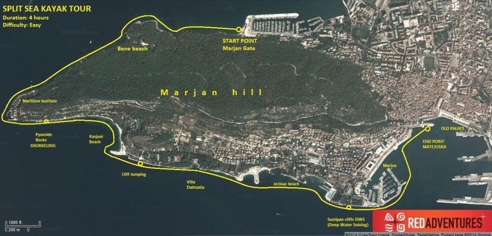 Split 4-Hour Guided Sea Kayak Tour - Other Sites and Logistics Information