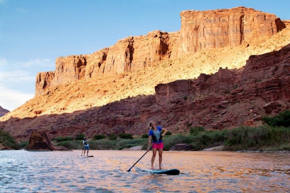 Stand-Up Paddleboard With Small Rapids on the Colorado. - Professional Guide and Features