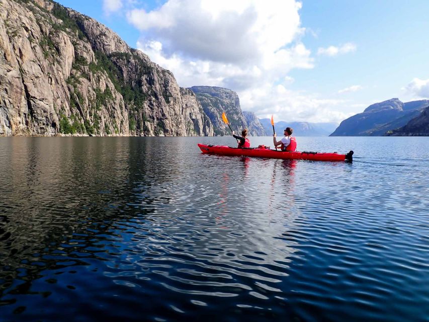 Stavanger: Lysefjord Kayaking Trip With Gear & Snacks - Highlights of the Activity