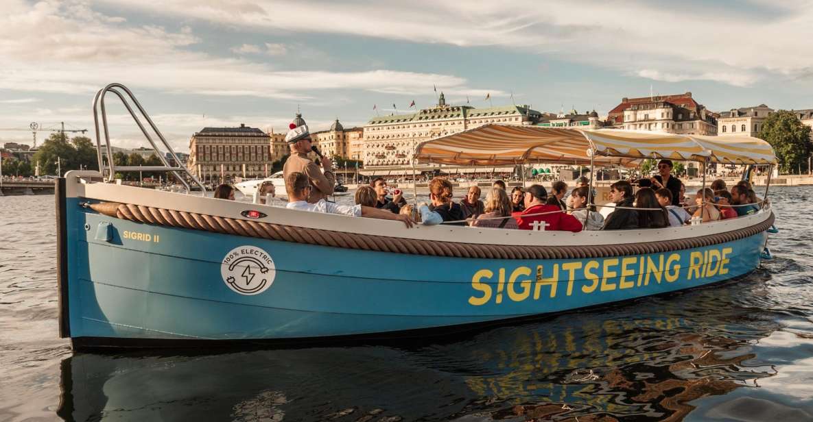 Stockholm: Private Electric Open Boat Ride - Live Tour Guides Available