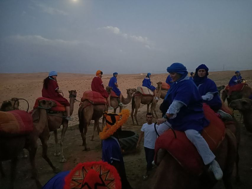 Sunset Camel Ride & Quad Tour In Agafay Desert With Dinner - Activity Description