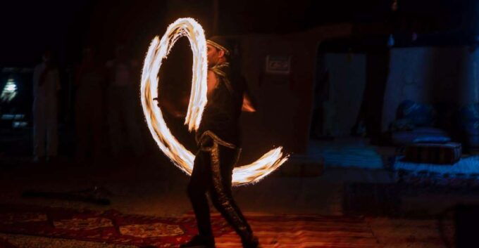 Typical Dinner With Moroccan Show Under the Sky - Dinner and Show Highlights