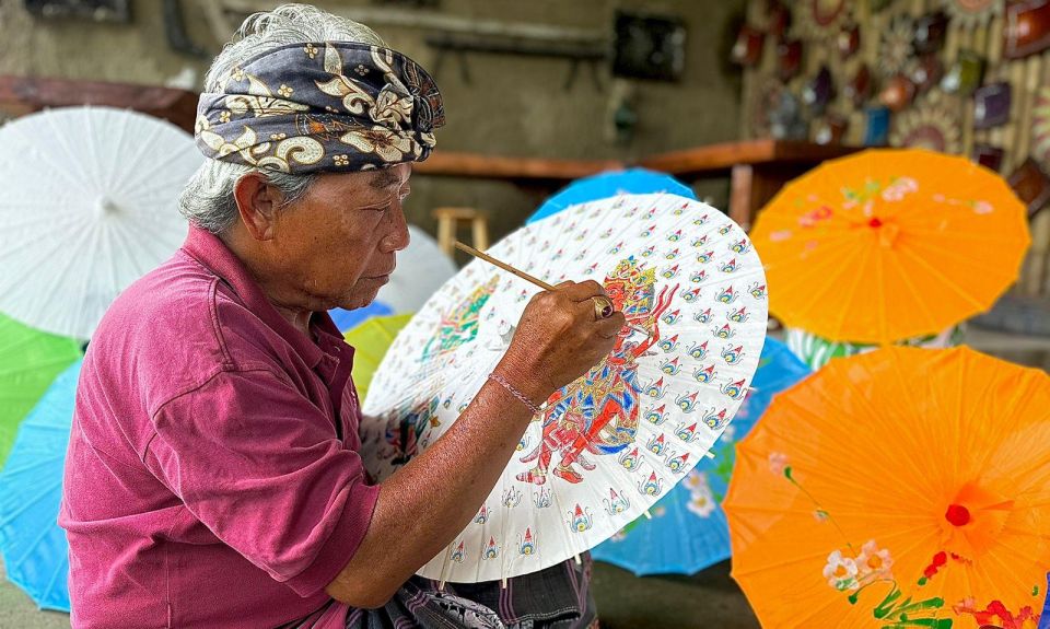 Umbrella Art by Taro Stone Carving - Location and Accessibility Information