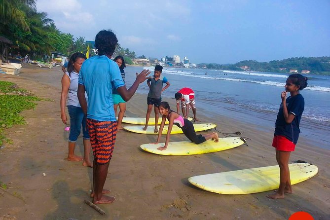 Unawatuna Private Beginners Surfing Lesson  - Galle - Booking Confirmation Requirements