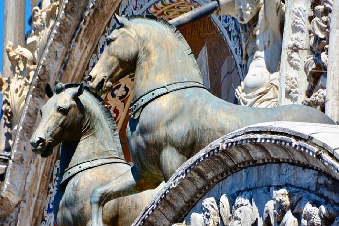 Unusual Perspectives of St Marks Museum and Basilica - Golden Mosaics and Bronze Horses