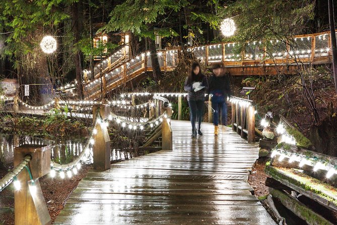 Vancouver City and Capilano Suspension Bridge Canyon Lights Tour - Tour Experience Highlights