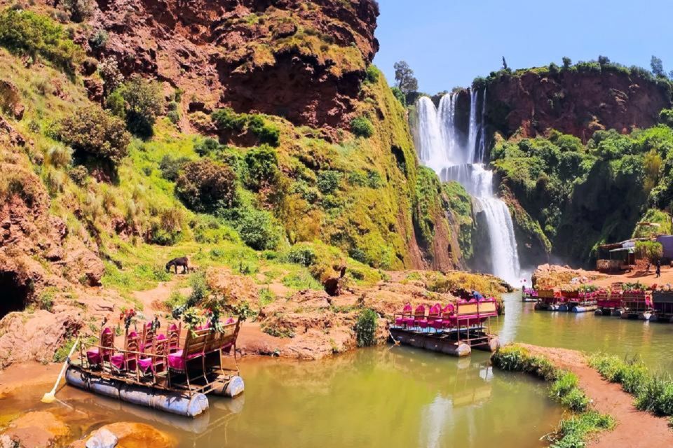 Walk Around Ouzoud Waterfalls Full Day With Boat Ride - Boat Ride Inclusion