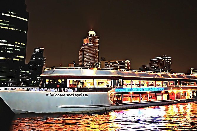 White Orchid Dinner Cruise in Bangkok - Views and Onboard Entertainment