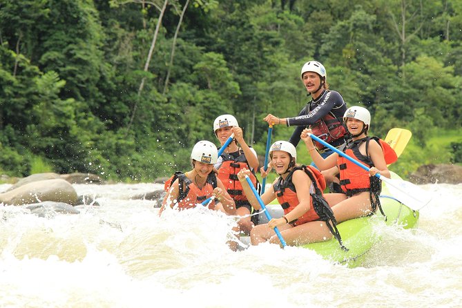 Whitewater Rafting Savegre River Class II & III Waterfall Break - Paddle Techniques