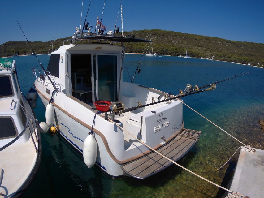 Zadar: Sunset Fishing Half-Day Guided Boat Trip - Captain and Fishing Experience