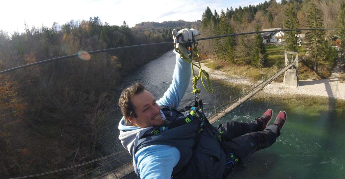 Zipline Over the Sava River - Speeding Through the Air